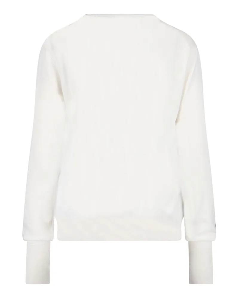 MA'RY'YA Women's Sweaters White Virgin Wool White
