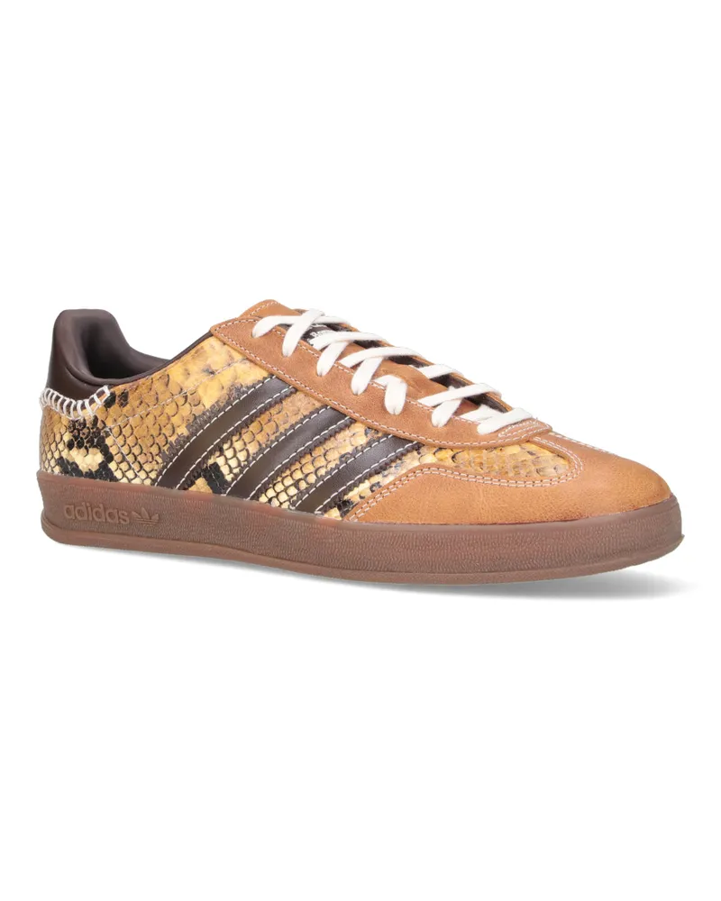 adidas Men's Sneakers Brown Leather Brown