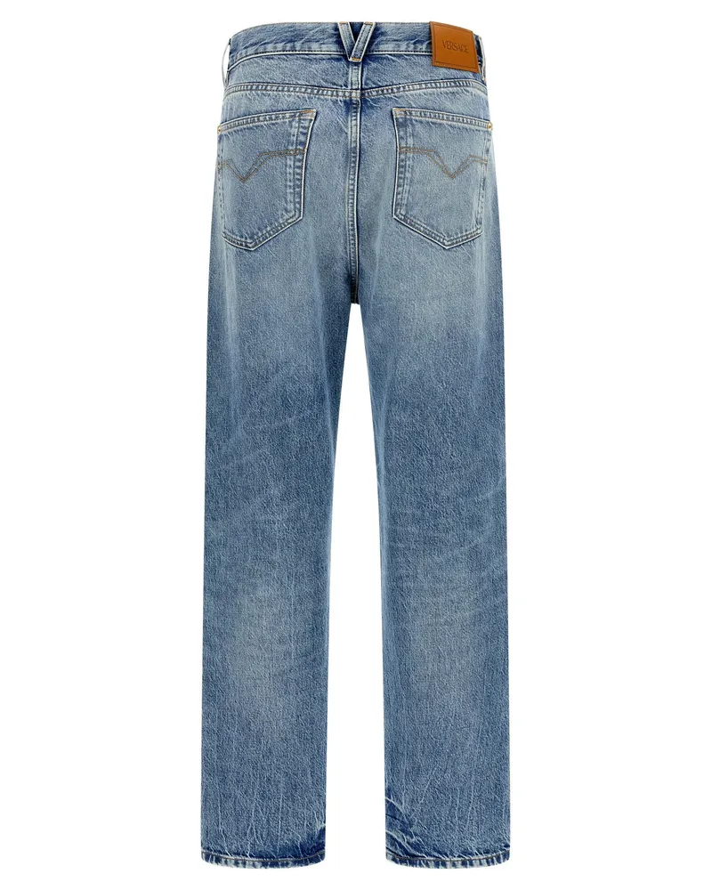 Versace Medusa Biggie Jeans — Blue Blue
