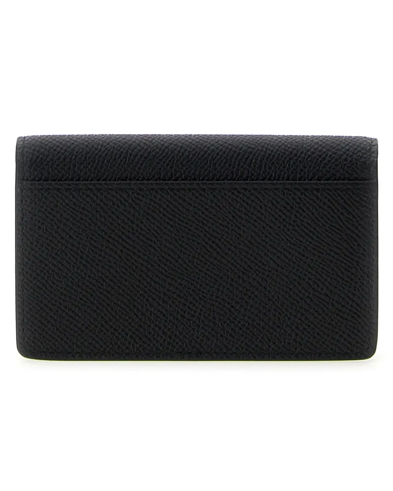 Maison Margiela Clip Card Case — Black Black
