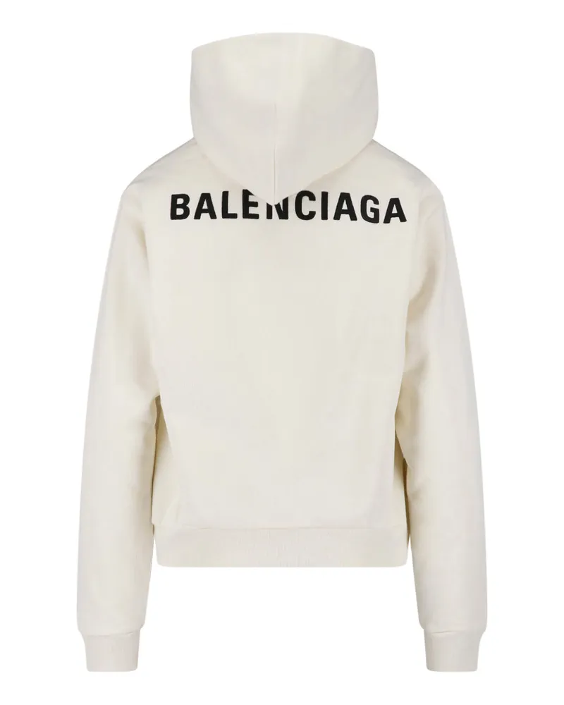 Balenciaga Women's Sweaters Cream Cotton White