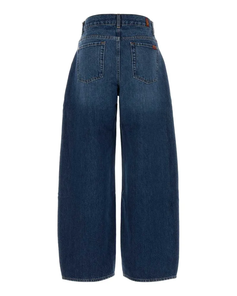7 for all mankind Women's Jeans Bonnie Denim Blumedio Exterior: Cotton Blue