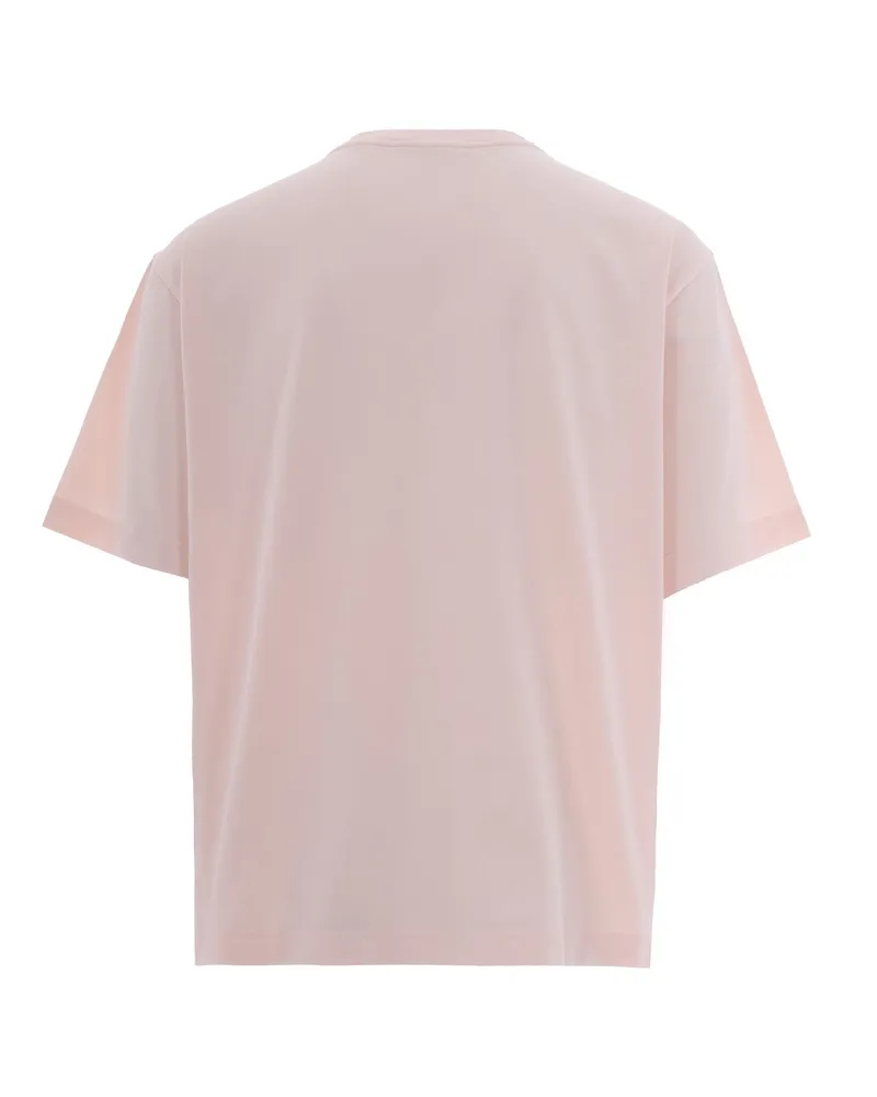 Kitsuné Fox Head Embroidered T-Shirt — Mauve 