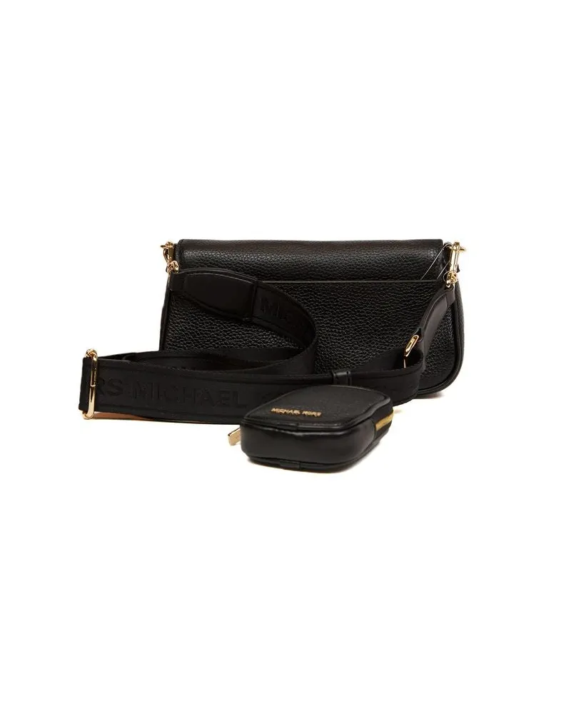 Michael Kors Women's Crossbody Bag Black Leather Crossbody-bags Black