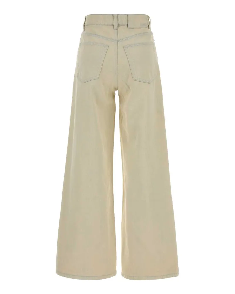 A.P.C. Women's Denim Clyde Jeans Bleachedout Exterior: Cotton Beige