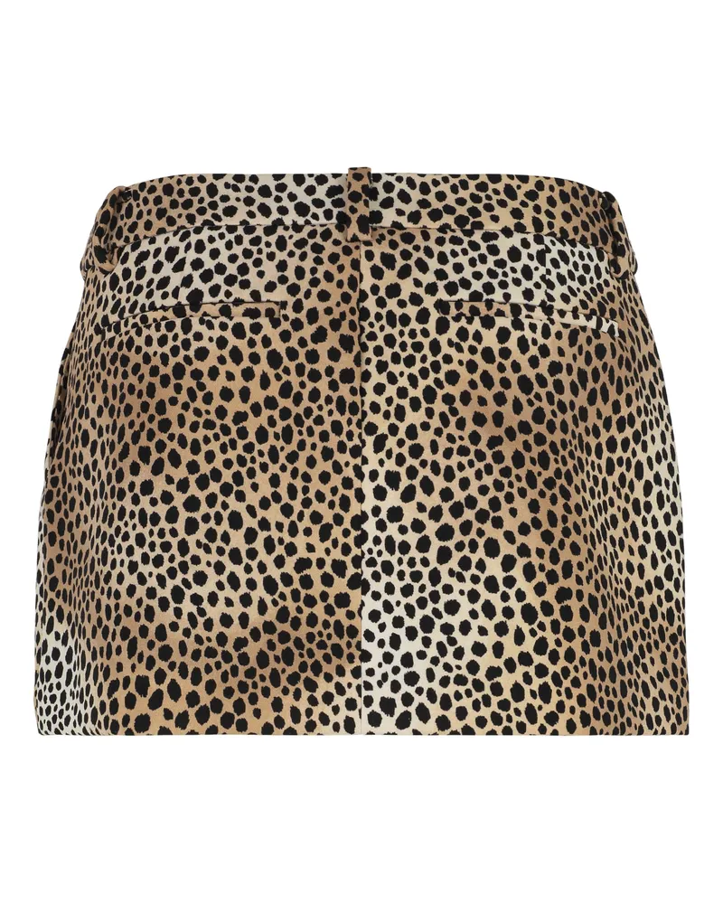 Michael Kors Women's Mini Skirt Bone Polyester Beige