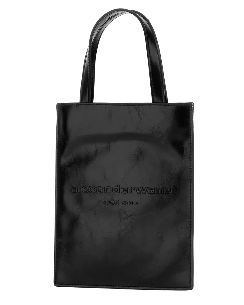 Alexander Wang Women's Black Leather Small Pinch Handbag Borse A Mano Bag Black