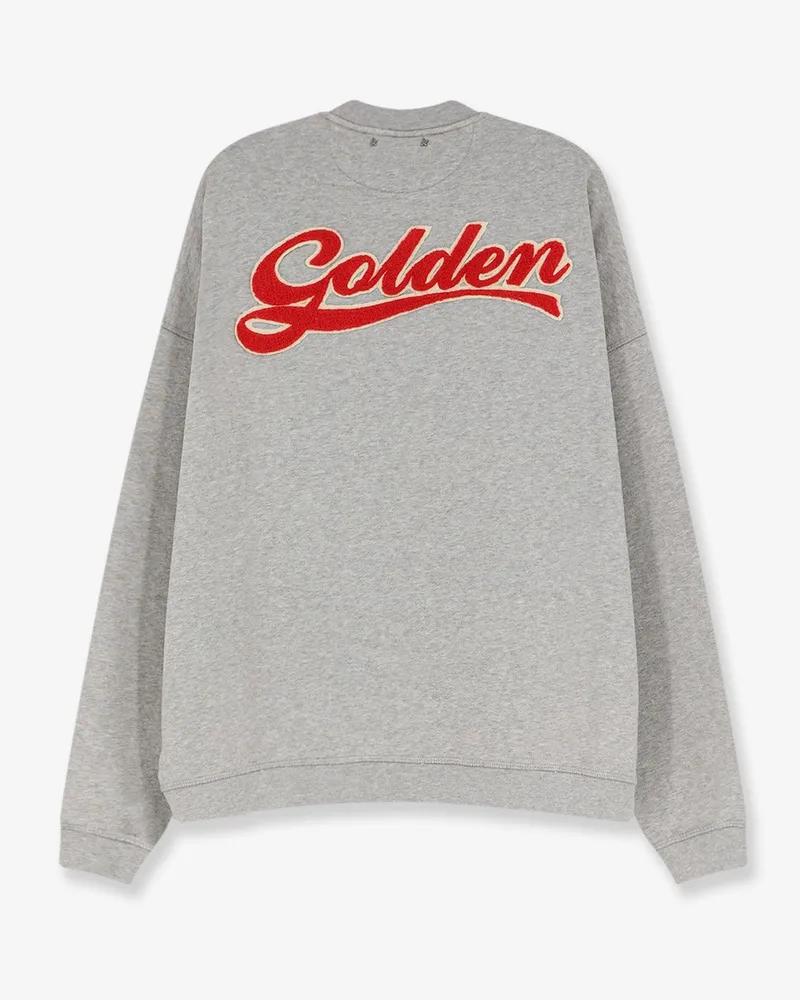 Golden Goose Unisex Sweatshirt Cotton Grey Sweatshirts Sweater Gray