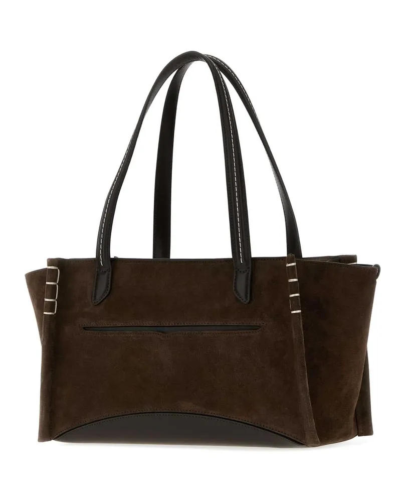 J.W.Anderson Suede Shoulder Bag — Brown Brown