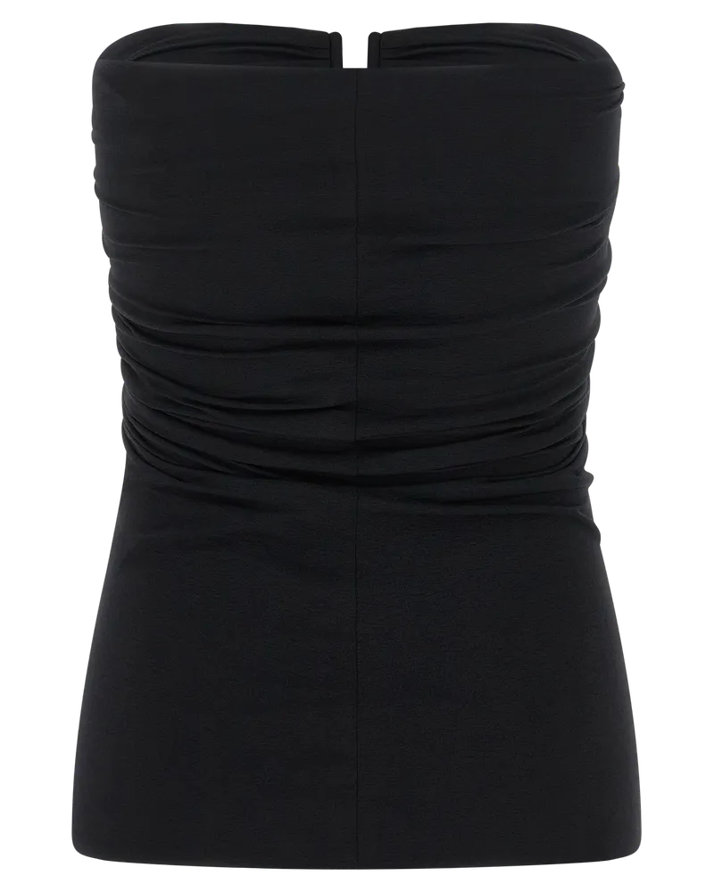 Rick Owens Women's Black Nylon Tank Tops Black