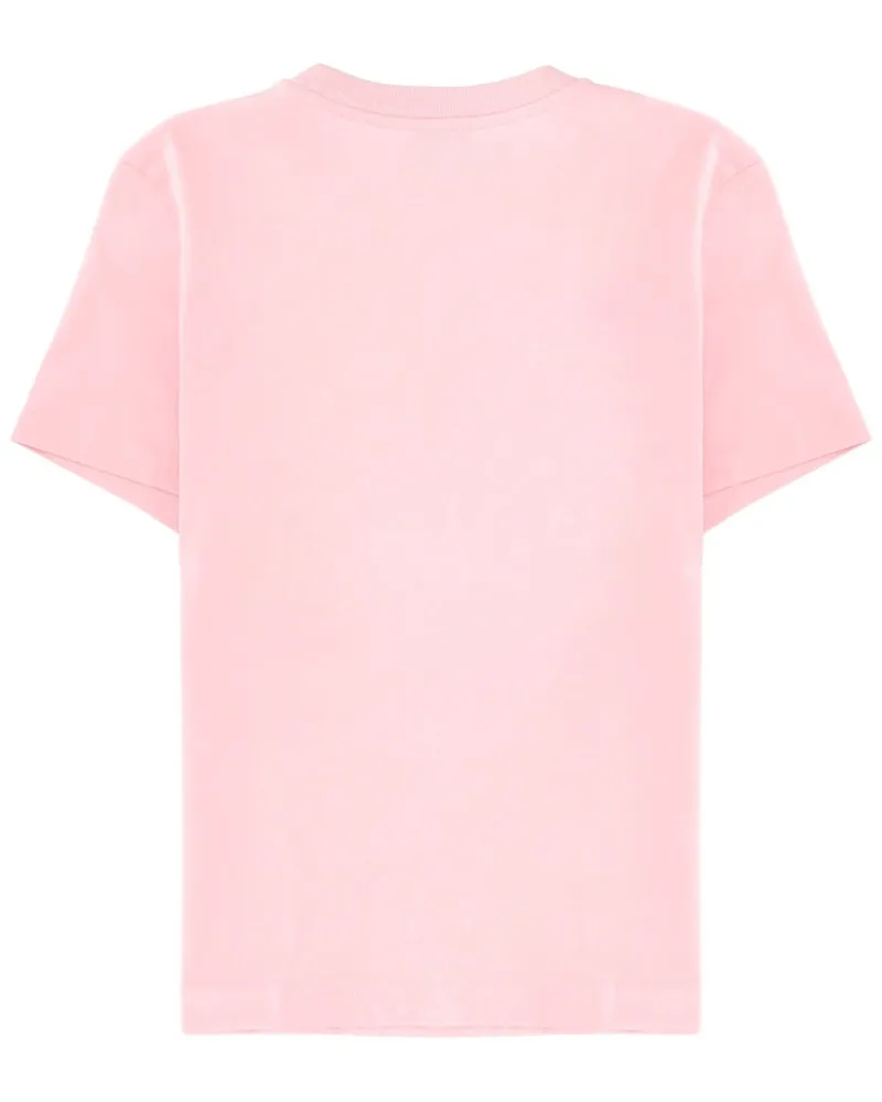 Casablanca Paris Smiley T-Shirt — Pink Pink