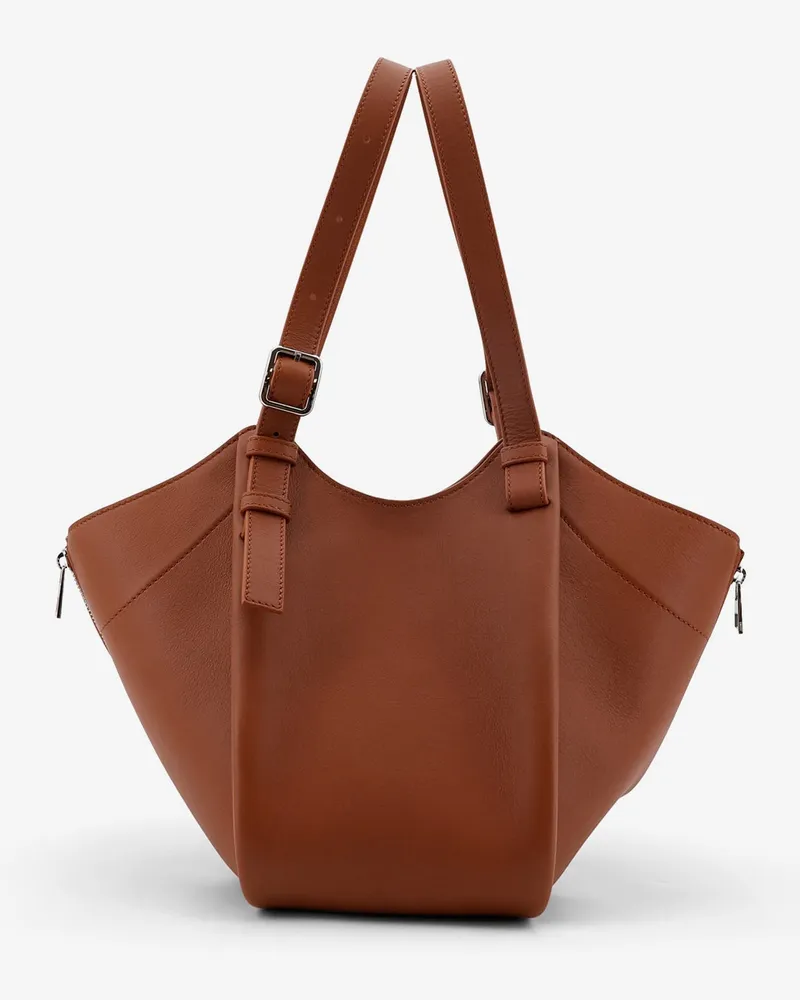 Loewe Women's Handbag Hammock Flip Brown Leather Handbags Hand Bags Brown