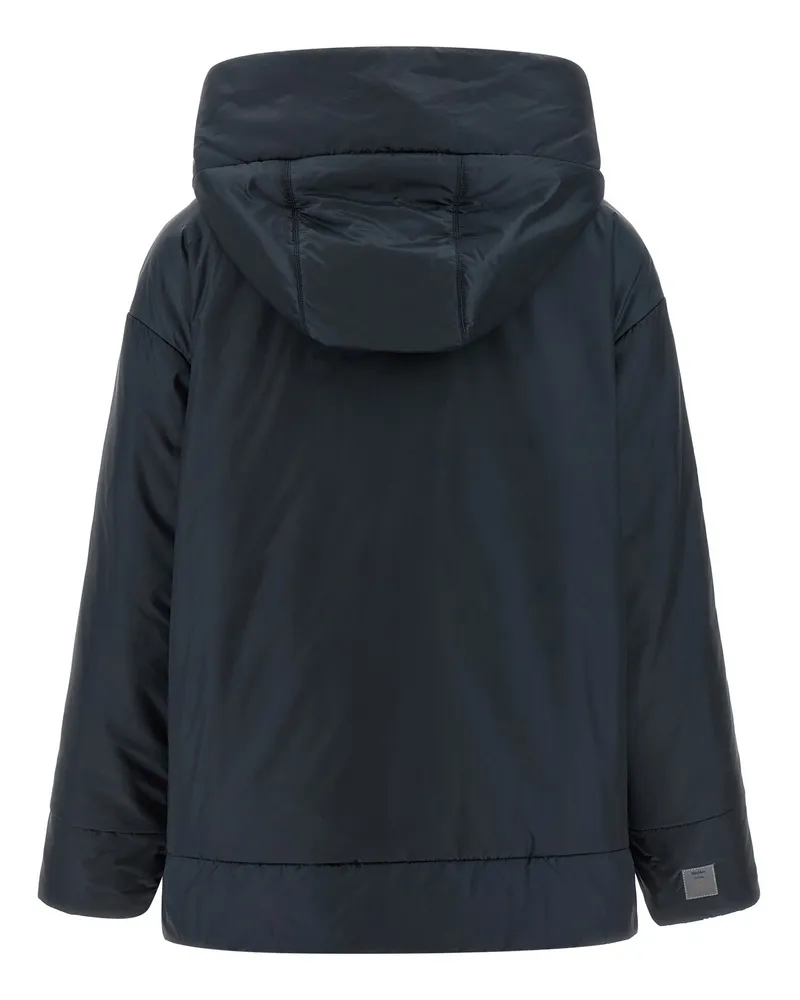 Max Mara Women's Blue Polyester Shell Jacket Clothing Navy