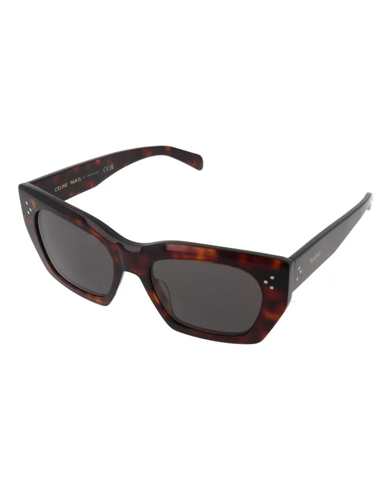 Celine CL40342I Tortoiseshell Square Sunglasses — Tortoiseshell Tortoiseshell