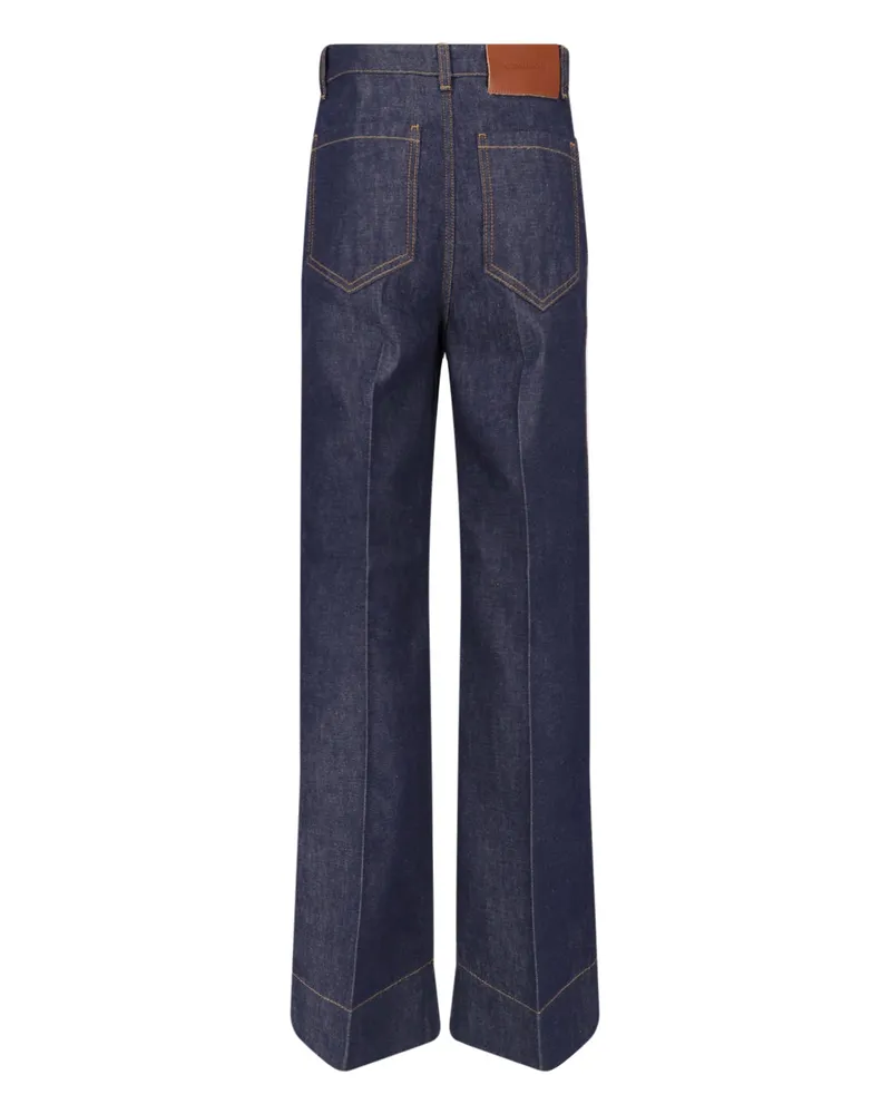Victoria Beckham Women's Jeans Blue Cotton Blue