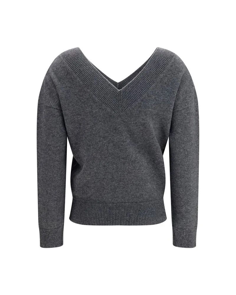 Tom Ford Women's Gray Cashmere Sweater Clothing Gray