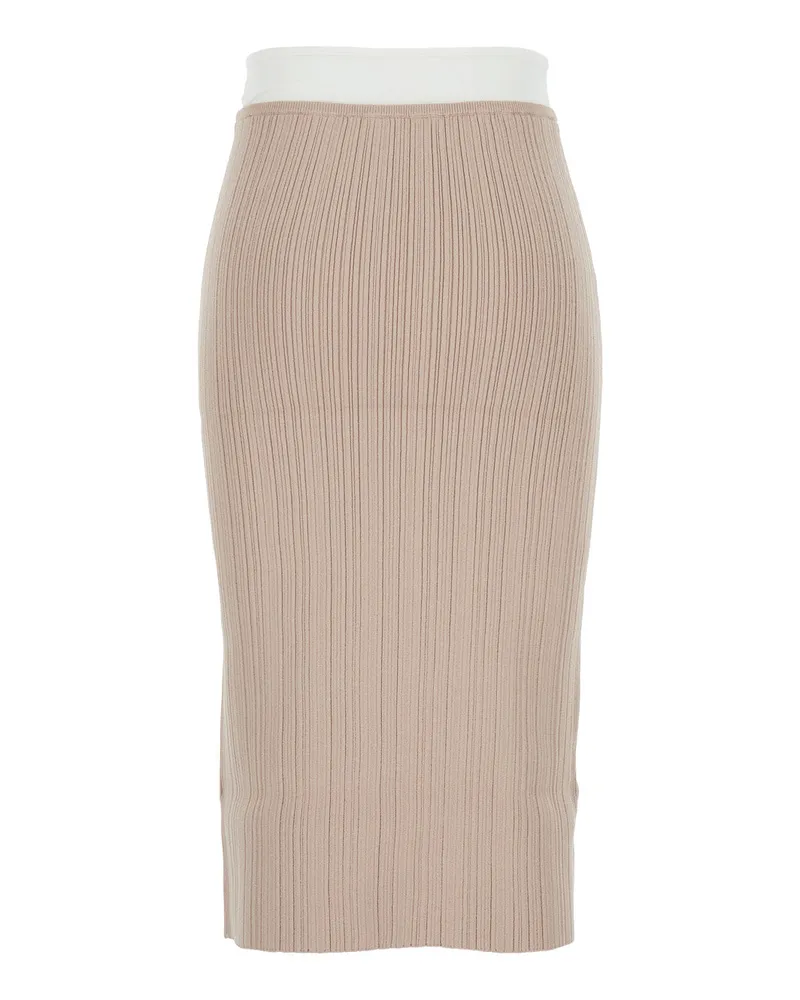 Diesel Women Dress M-Zinia Pink Viscose Skirt Pink