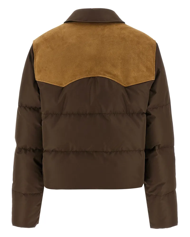 Miu Miu Down Jacket — Brown Brown