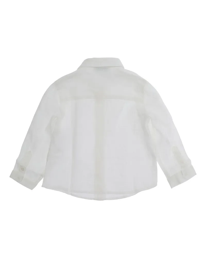 Emporio Armani Unisex Shirt White Blouses And White