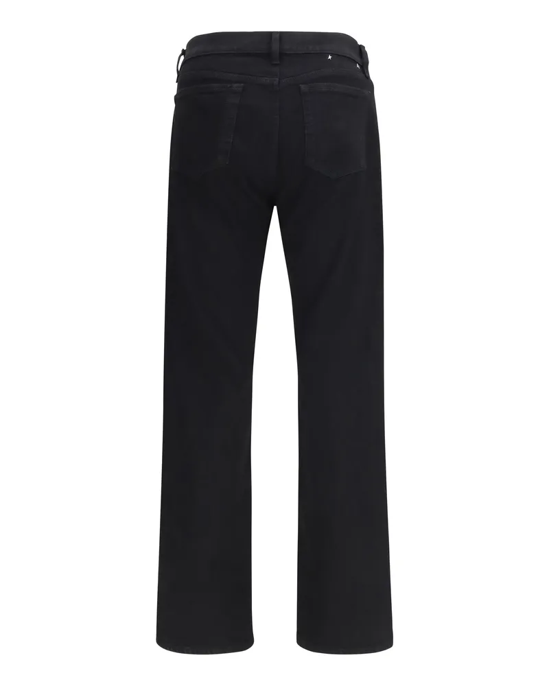 Golden Goose Men's Jeans Journey Collection Black Cotton Black