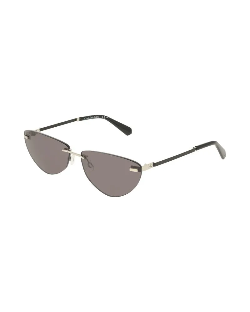 Calvin Klein CA-38328 Metal Frame Sunglasses — Black Black