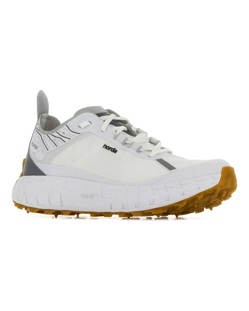 Norda Men's White Canvas Sneakers Gum White