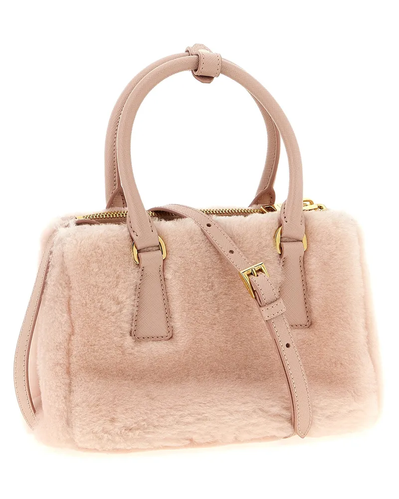 Prada Women's Multicolor Lamb Leather Handbag Bag Pink