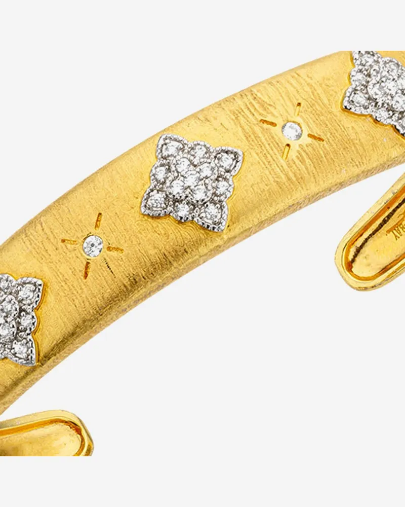 MYA BAY Women's Cuff Bracelet Mira Gold-Plated Brass Gold