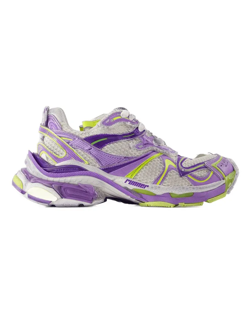 Balenciaga Women's Runner 2 Sneakers Multicolor Synthetic Multicolor