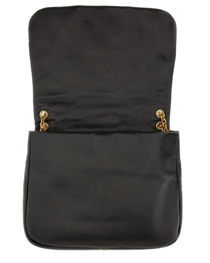 Saint Laurent Jamie 4.3 Lambskin Leather Shoulder Bag — Black Black