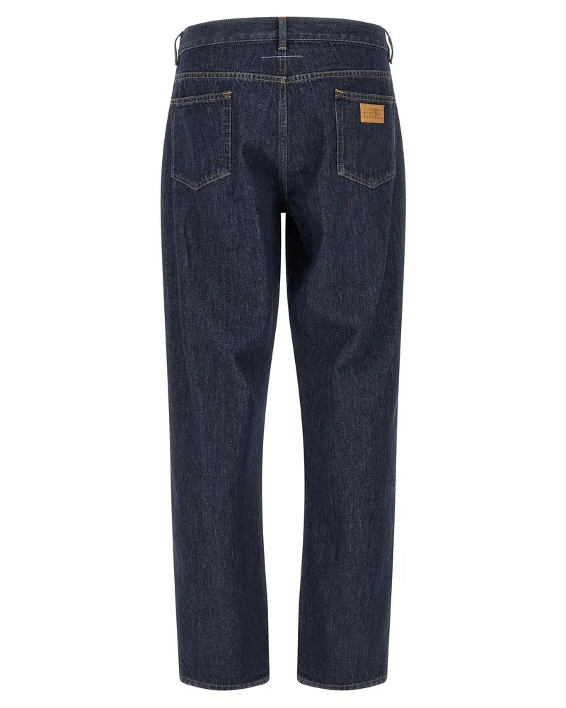 Maison Margiela Patchwork Insert Jeans — Indigo Indigo