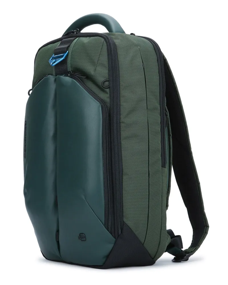 Piquadro Unisex Zaino Porta Pc 14 2 Comparti Tessuto E Materi Ve Zaini Bag Green