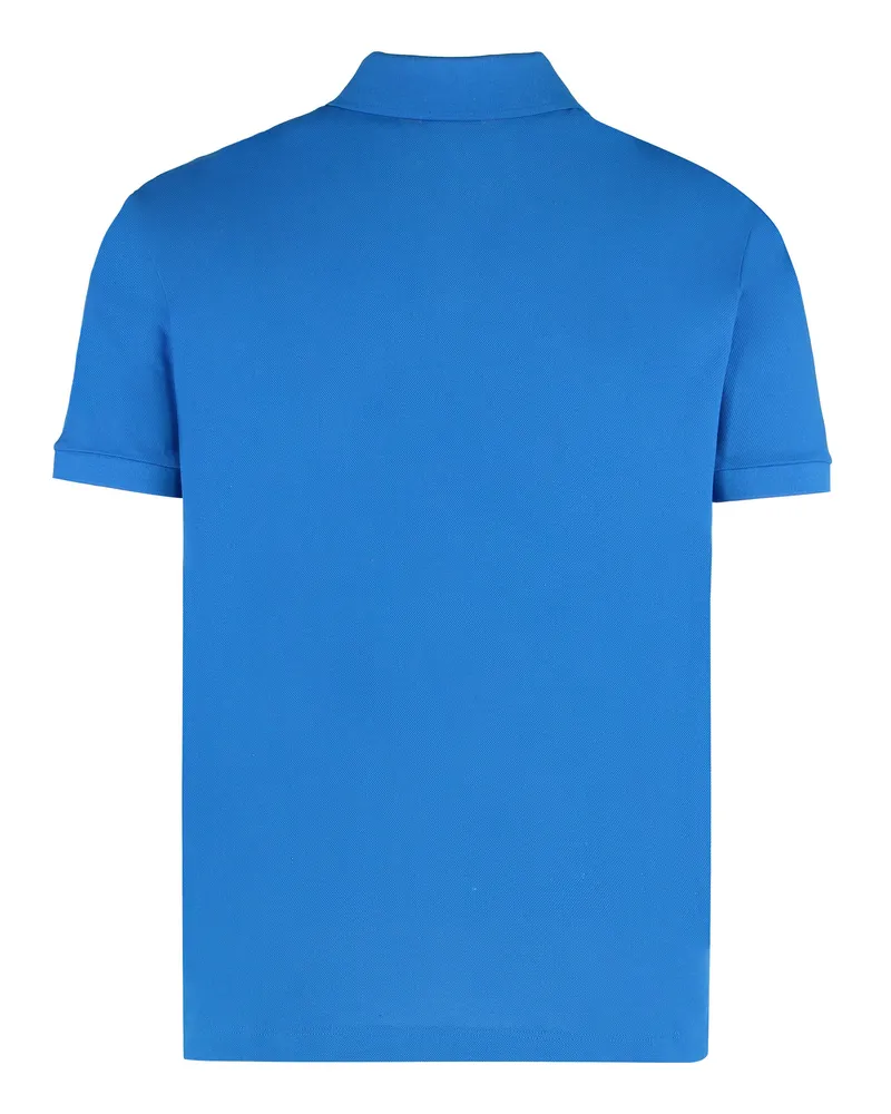 Paul & Shark Cotton Piqué Polo Shirt — Blue Blue