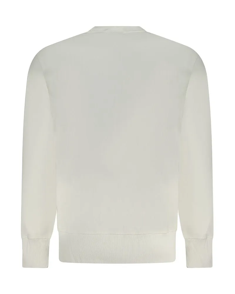 Calvin Klein Cotton Crew Neck Sweatshirt — White White