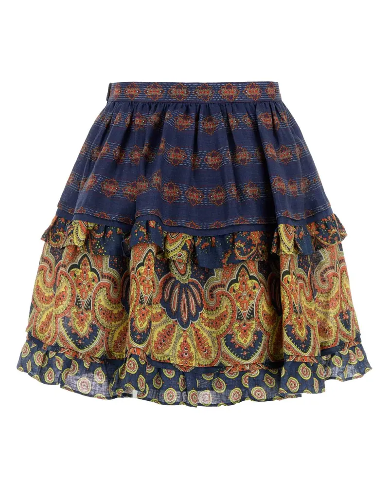 Valentino Garavani 6b3racg1950 Qpl Indacomulticolor Gonne Skirt Navy