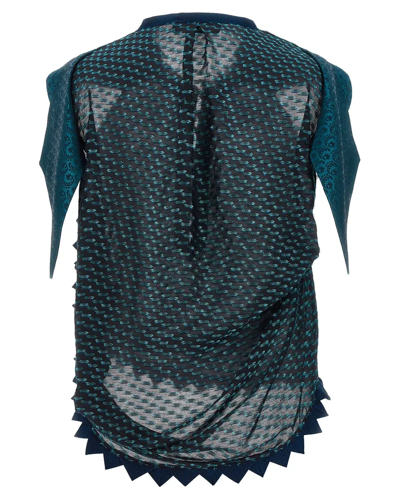 KIKO KOSTADINOV Women's Blue Modal Pattern Shirt Blue