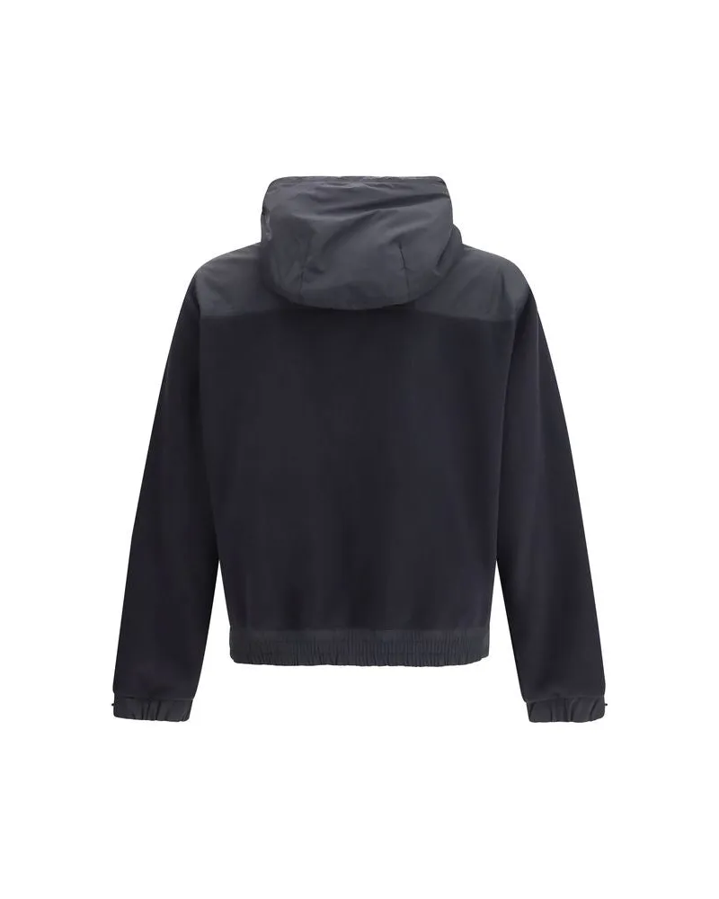 Moncler Polartec® Hooded Hybrid Jacket — Black Black