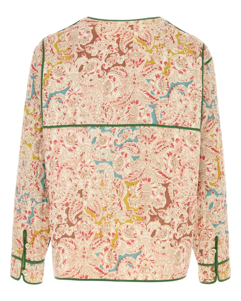 Valentino Garavani Men's Gilet Shirt Multicolor Linen Multicolor