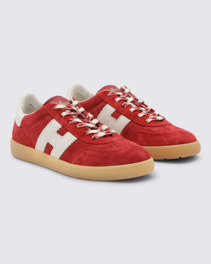 Hogan Women's Sneakers Rosso _cover Tex Le Sole El Red