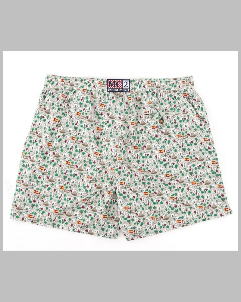 MC2 Saint Barth Multicolor Printed Swim Shorts — Multicolor Multicolor