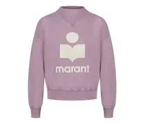 Women's Sweatshirt Purple Cotton Sweatshirts