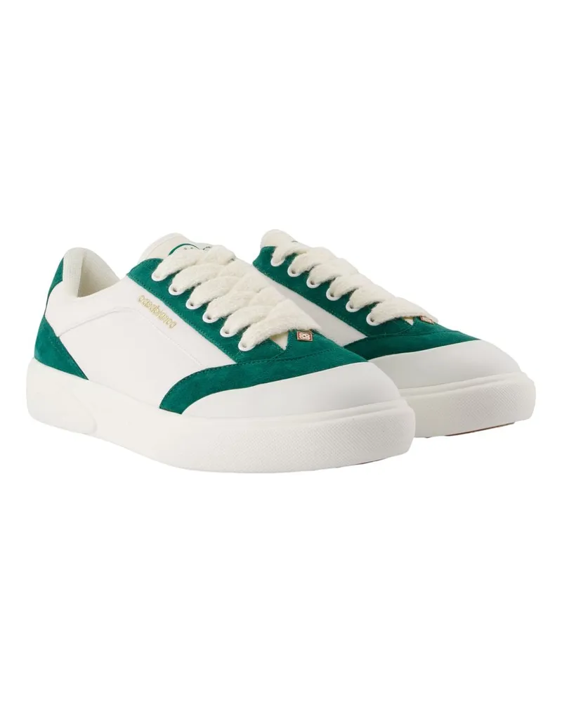Casablanca Paris Men's Del Mar Sneaker Green Calfskin Green