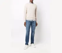 Men's Light-Wash Straight-Leg Jeans Aw26 M