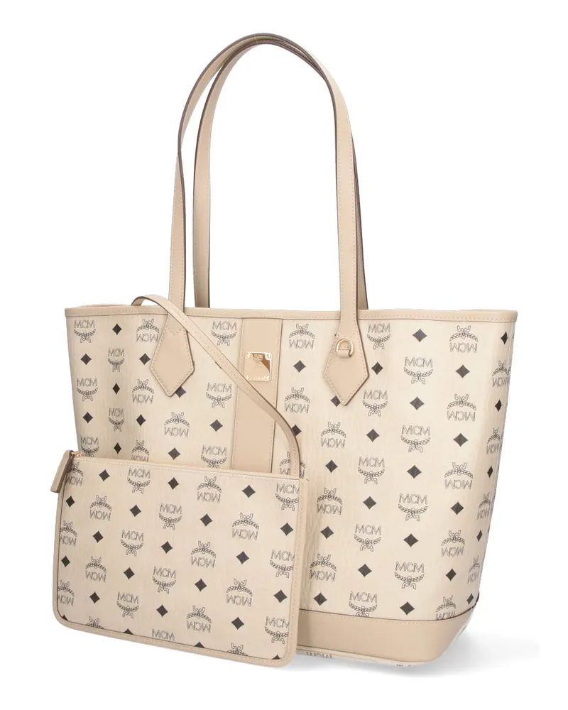 MCM Women's Bags Beige Polyurethane Beige