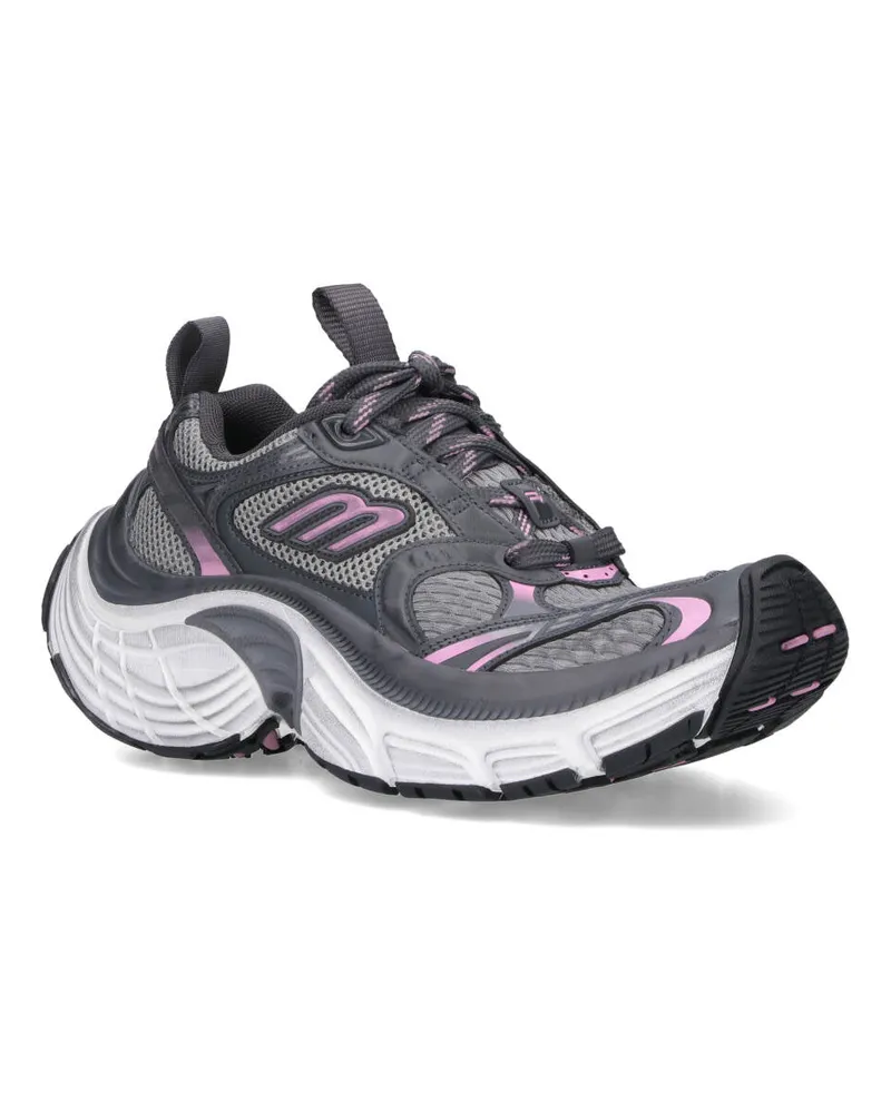 Balenciaga Women's Sneakers Grey Polyurethane Gray