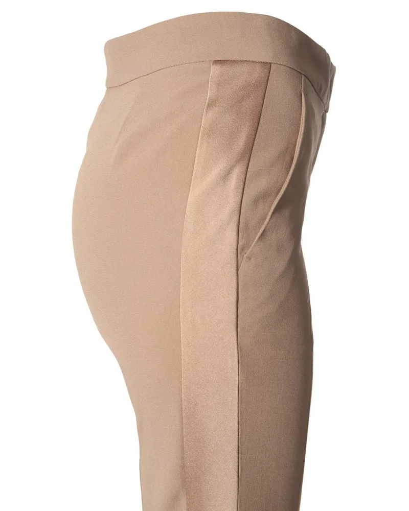 N° 21 Side-Band Trousers — Beige Beige