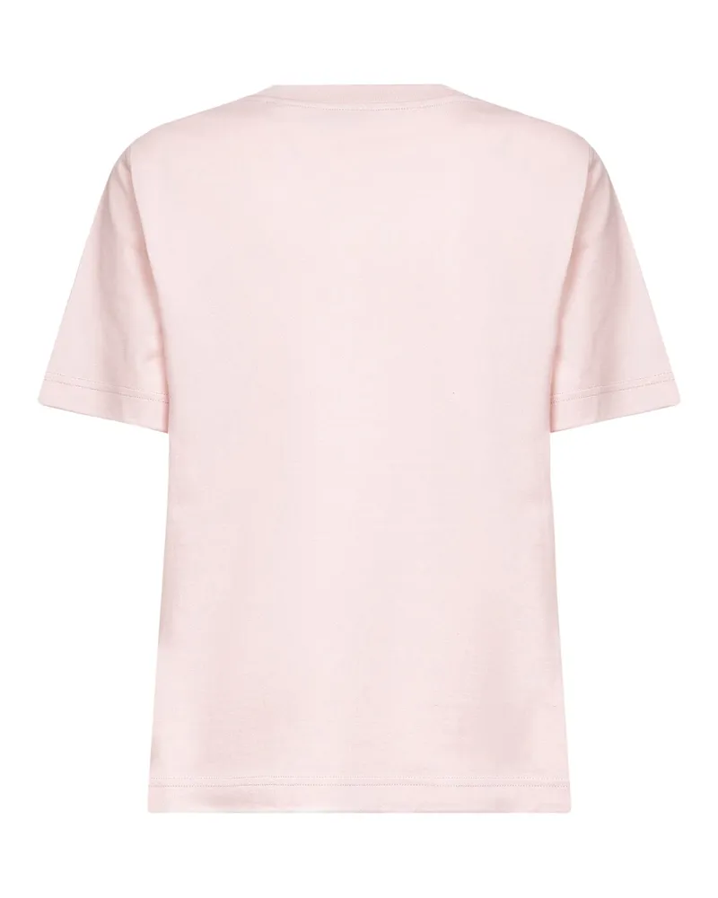 Burberry Women's Pink Cotton Ekd Sketch T-Shirt T-Shirts & Jerseys Pink