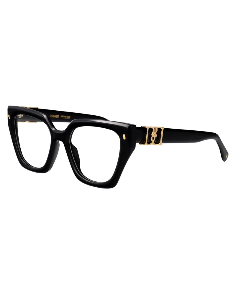 Dsquared2 Women's Sunglasses D20186 Black Acetate Glasses & Frames Black