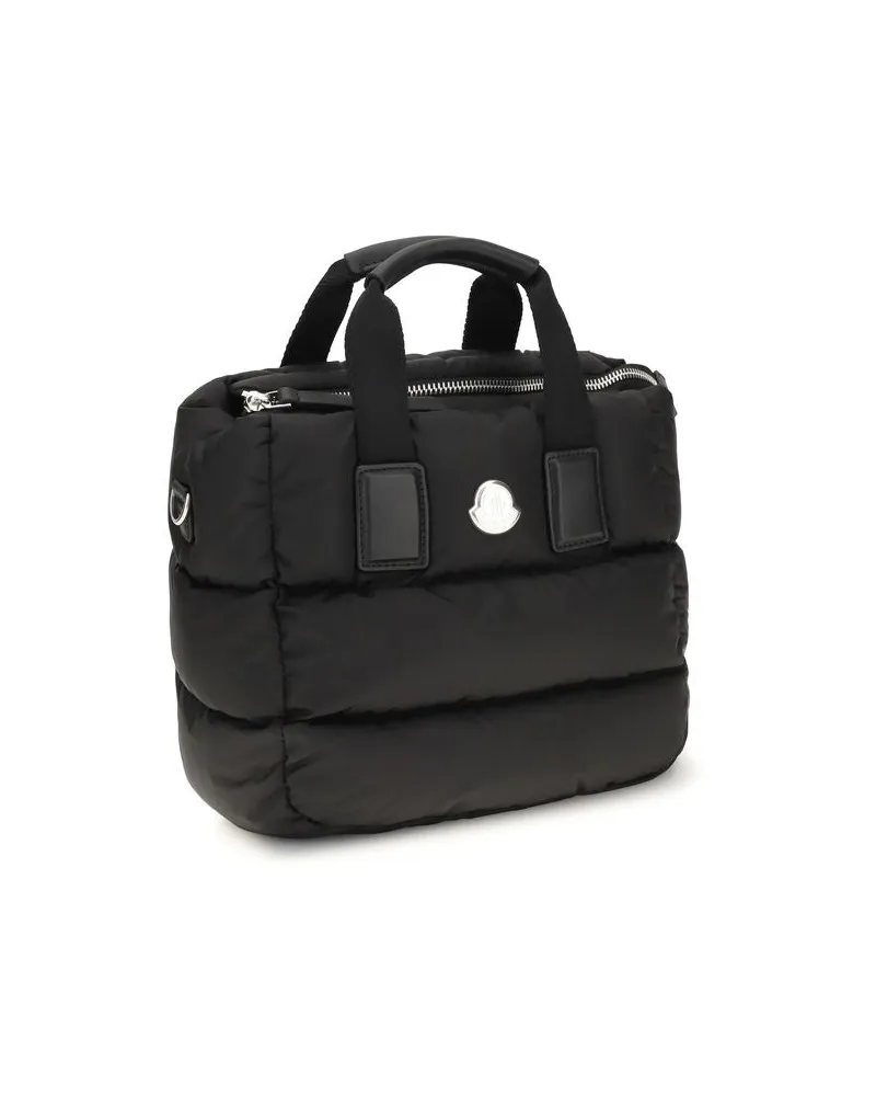 Moncler Women's Black Nylon Shoulder Bag Black