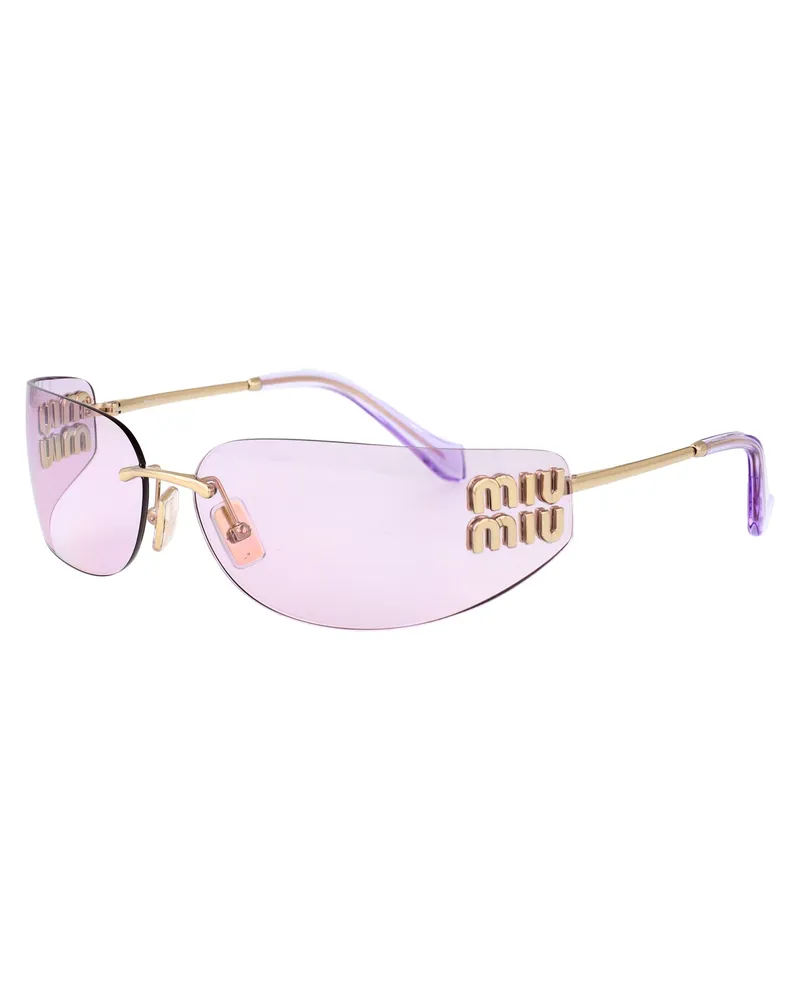Miu Miu Women's Sunglasses Pale Gold Metal Gold